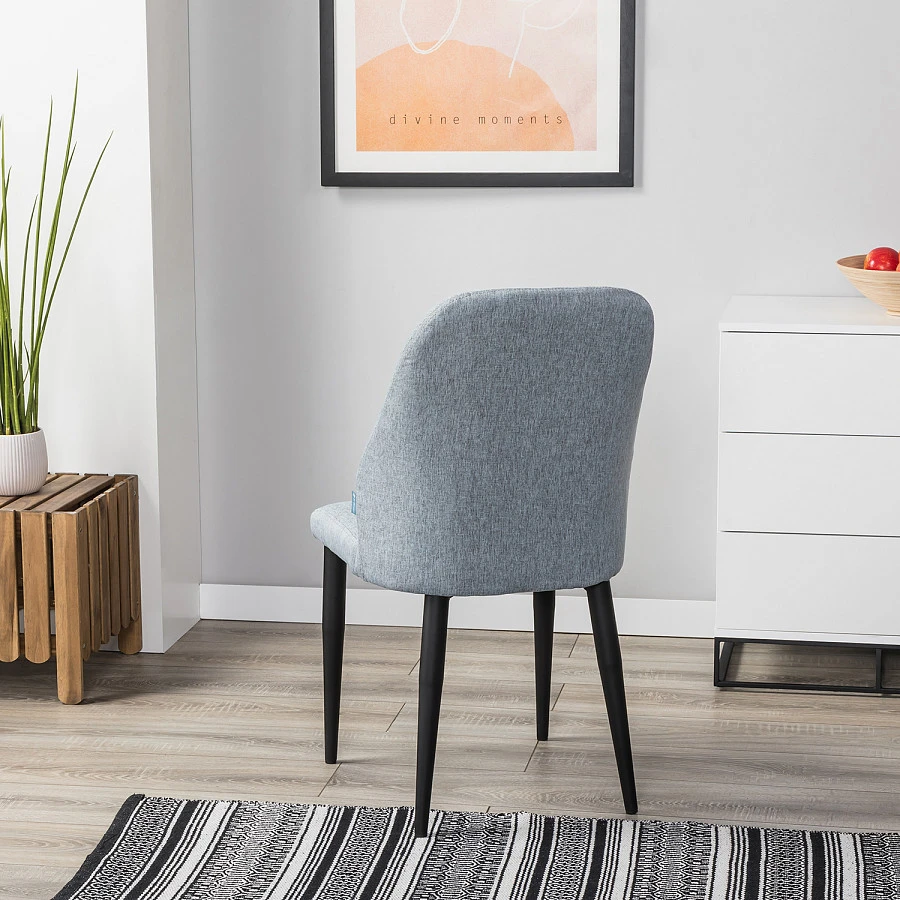 Стул Alen св.серый/черный - фото 12