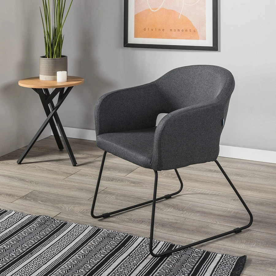 Стул Oscar тёмно-серый/Линк - фото 8