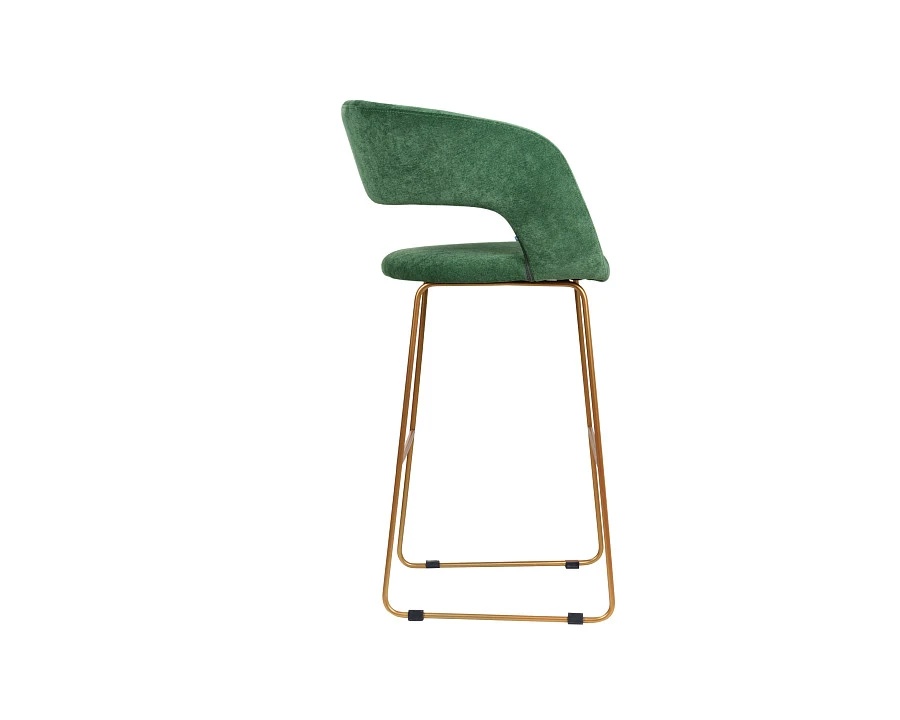 Кресло Бар. Hugs зеленый/Линк золото - фото 4