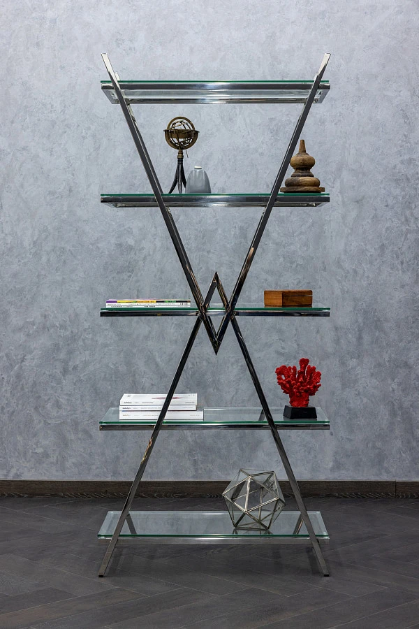 Стеллаж Trin Silver 1.8x0.8x0.43м - фото 5