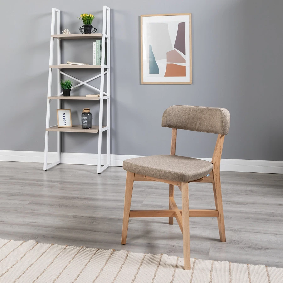 Стул Frank Pro Браун/Натуральный бук - фото 7