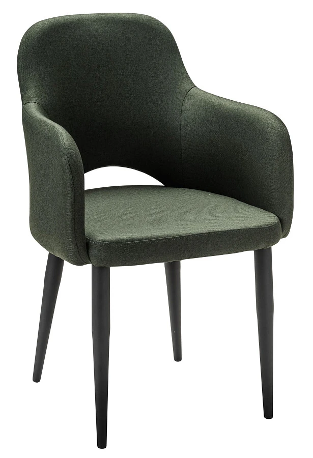 Кресло Ledger темно-зеленый/черный