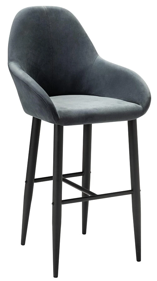 Кресло Бар.Kent Diag grey/черный