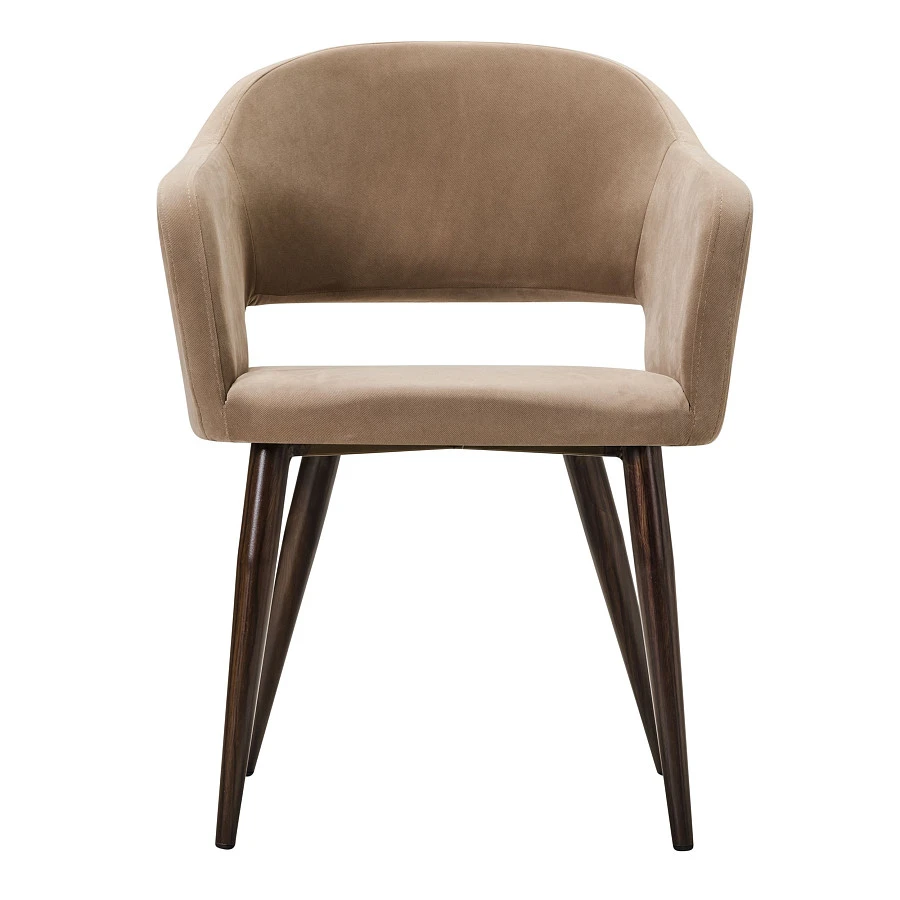 Стул Oscar Diag beige/т.орех - фото 3