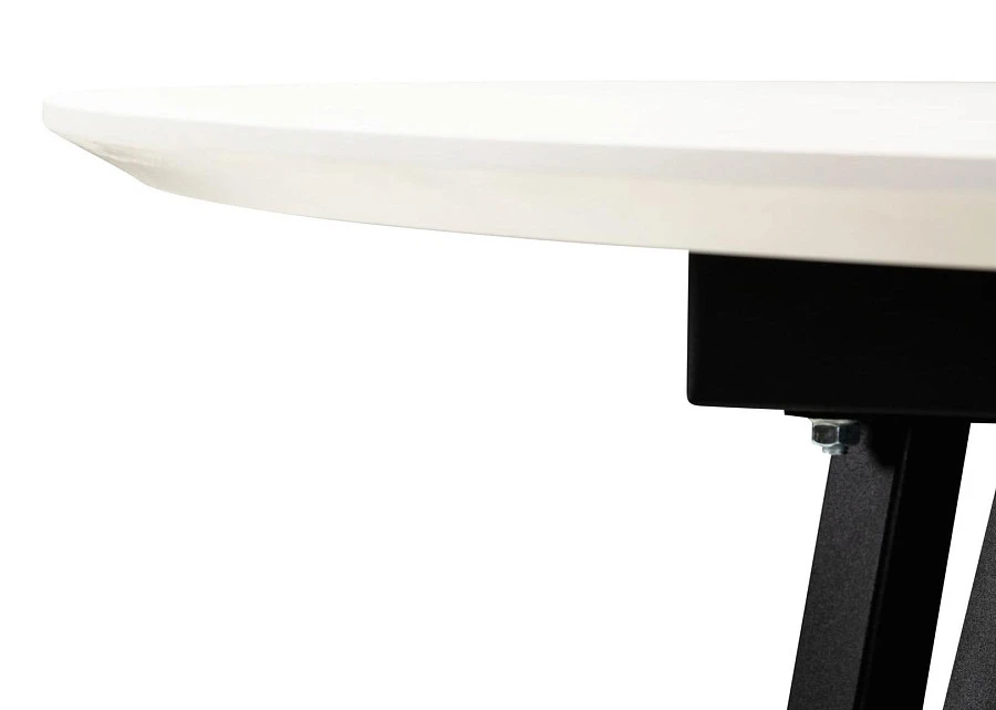 Стол Диего d860 белый со скосом - фото 4