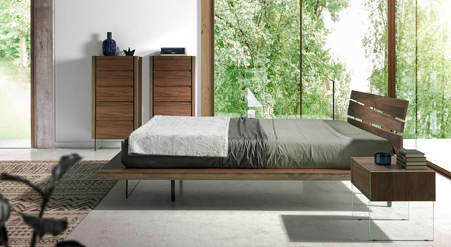 Прикроватная тумбочка CP1803-H-NOGAL /7042 - фото 4