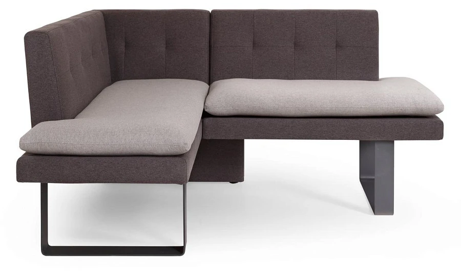 Диван кухон. Magiс 120-158 L grey/silver - фото 3