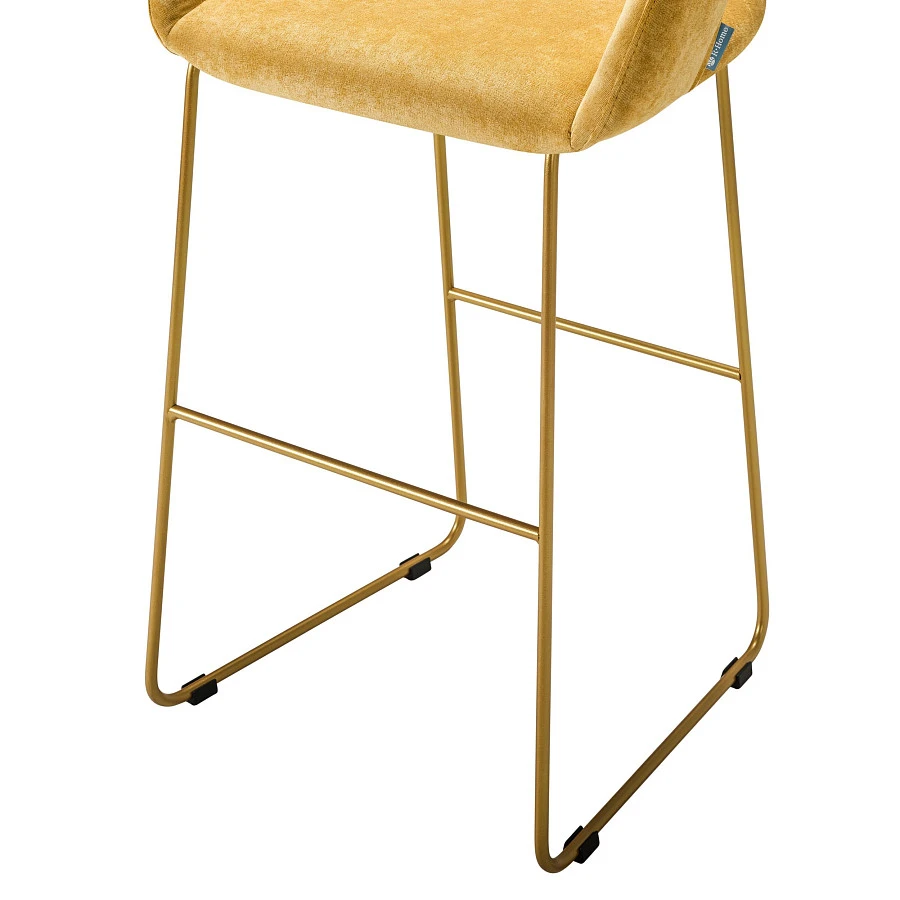 Кресло Бар. Hugs желтый/Линк золото - фото 5
