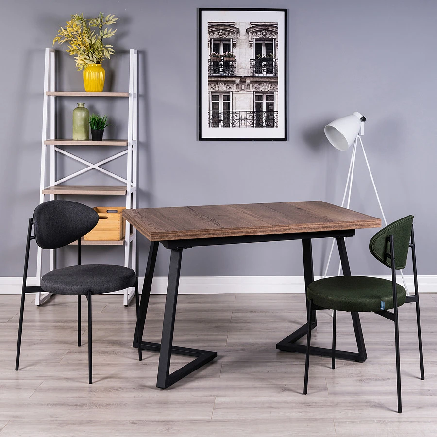 Стол Роналдо раздвиж. 120-160 Галифакс Табак/Бабочка - фото 7