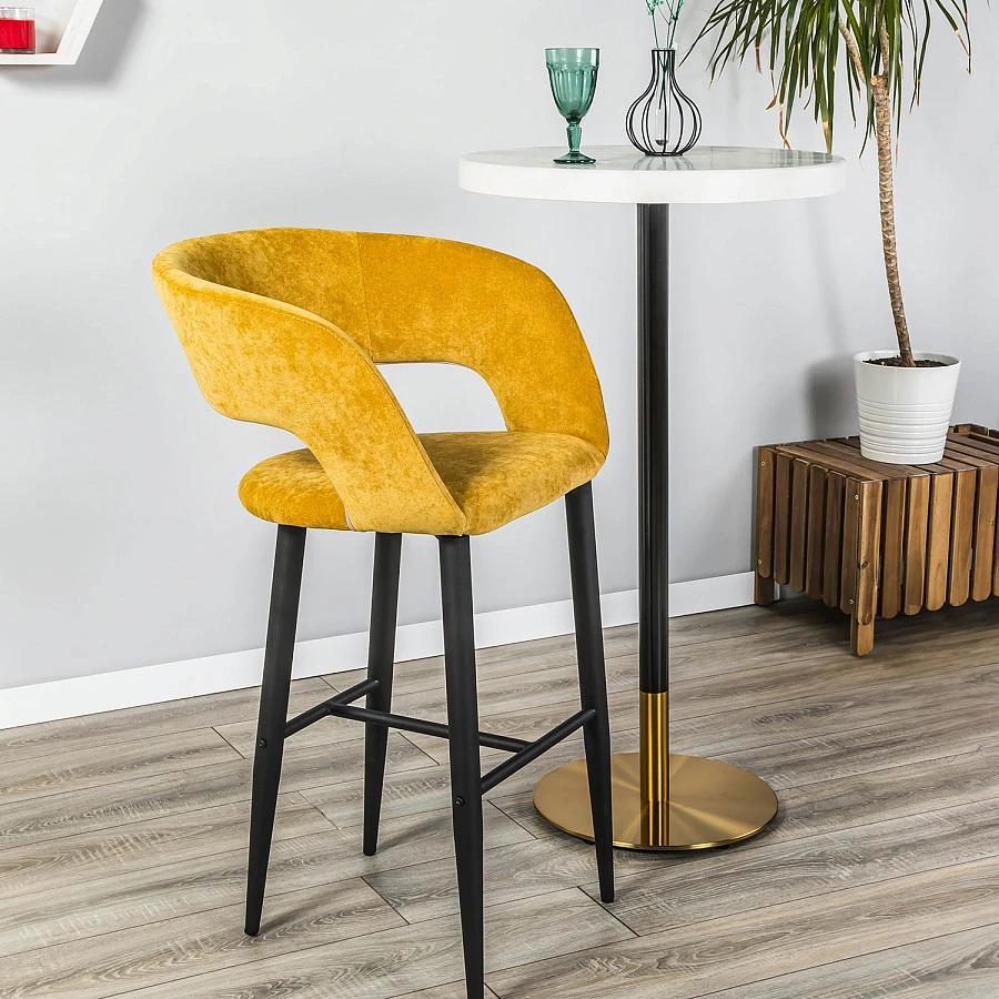 Кресло Бар.Hugs желтый/черный - фото 11