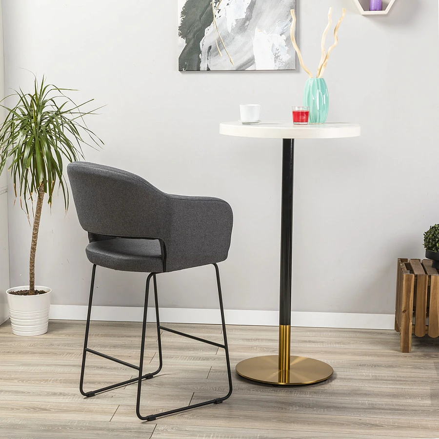 Кресло полубар Oscar тёмно-серый/Линк - фото 8