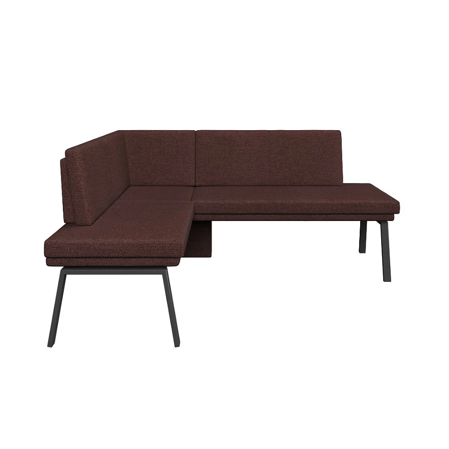 Диван кухонный Brave 140-178 L coffe - фото 2