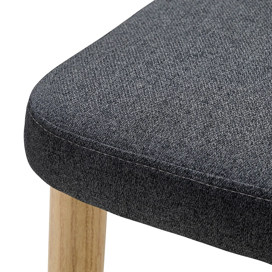 Стул Ledger темно-серый/нат.дуб - фото 5