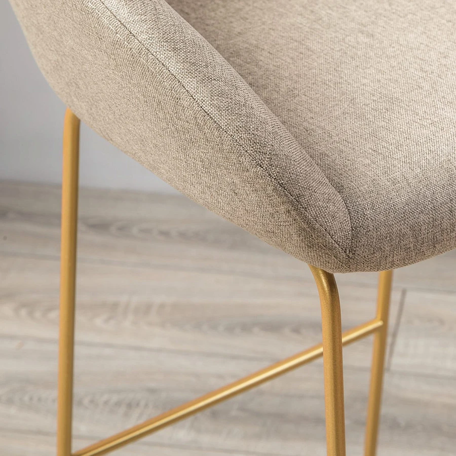 Кресло Бар Kent Браун/ЛинкЗолот - фото 8