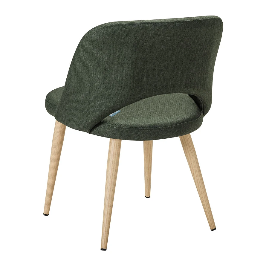 Стул Lars тёмно-зеленый/нат.дуб - фото 4