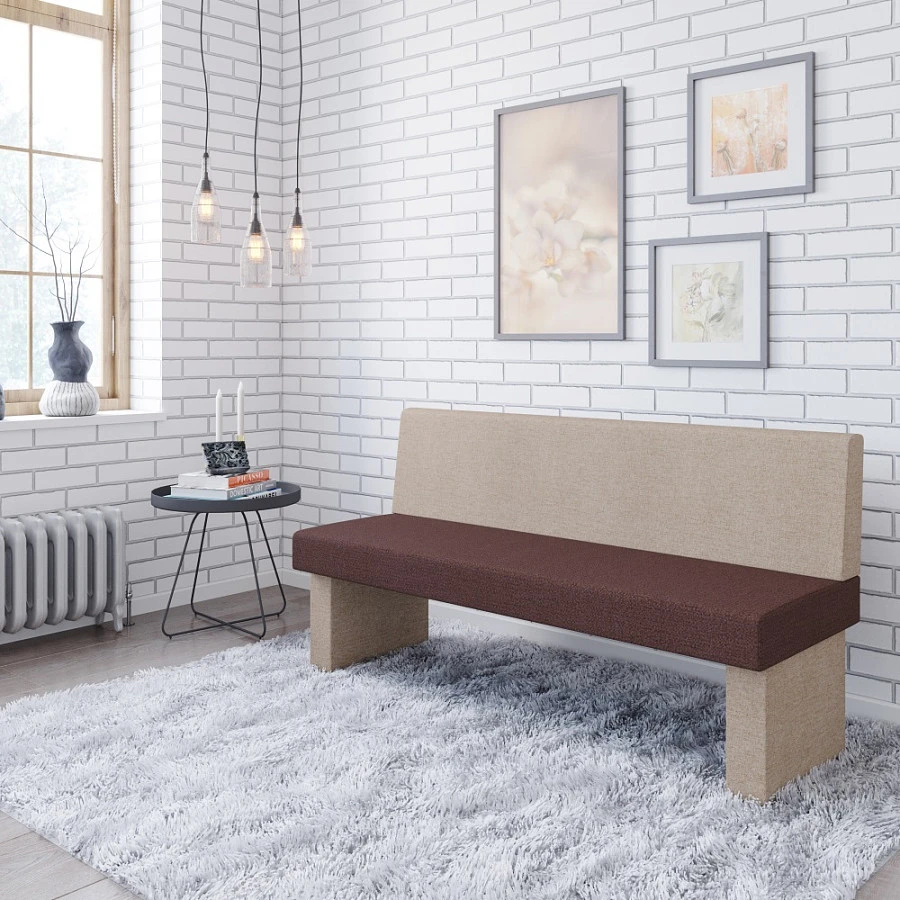 Диван кухон. Ratio 160 beige/coffe 1600*605*890 - фото 3