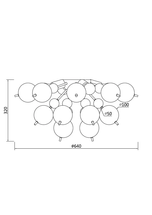 Потолочный светильник Maytoni MOD133CL-04BS - фото 3