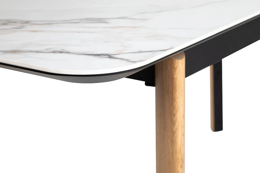 Стол раздвиж. Combi Ceramic  140-180 Automatic Natur/Light marble - фото 14