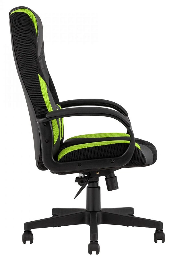 Кресло игровое TopChairs ST-CYBER 9 черн/зеленый - фото 3