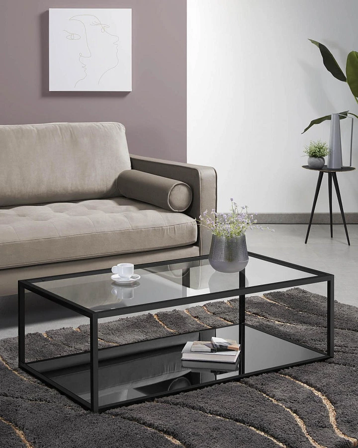 Журнальный столик Greenhill 110 x 60 см черный - фото 2