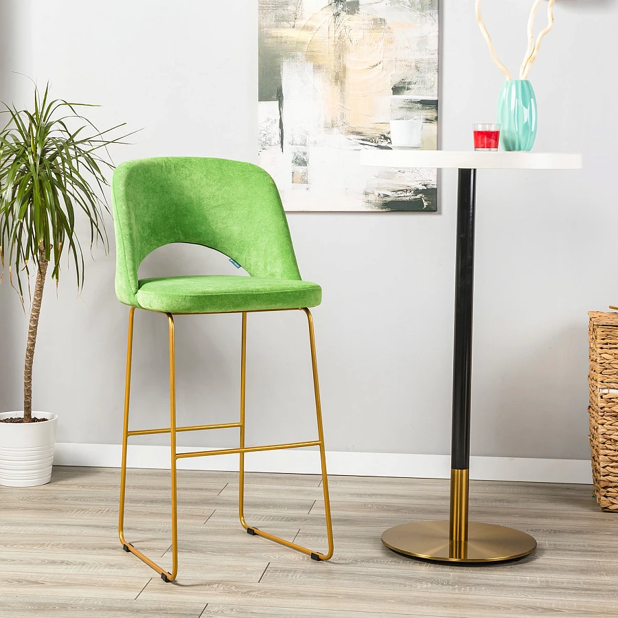 Кресло Бар. Lars Green/Линк золото - фото 7