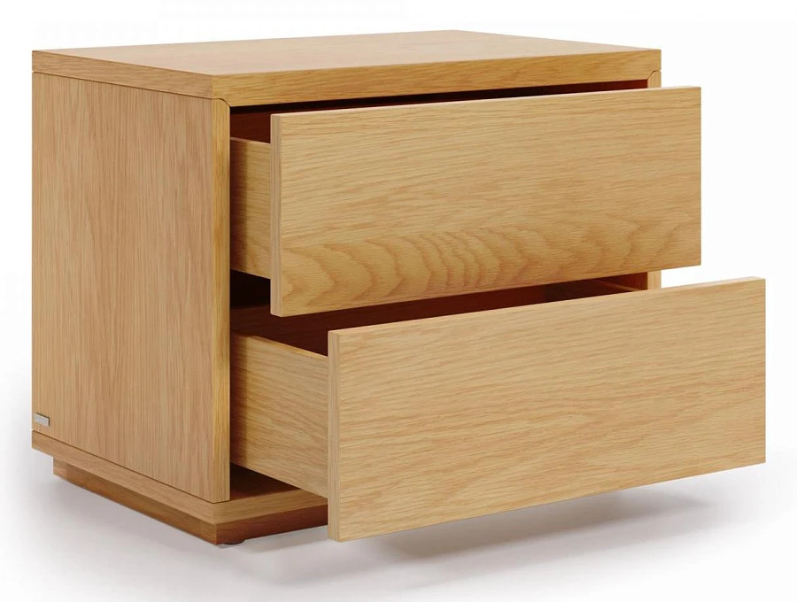 Прикроватная тумба Abilen шпон дуба /белый лак - фото 8