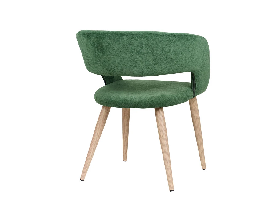 Кресло Hugs зеленый/нат.дуб - фото 6