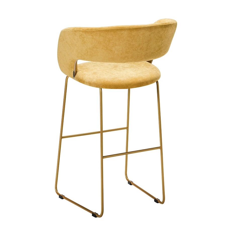 Кресло Бар. Hugs желтый/Линк золото - фото 3