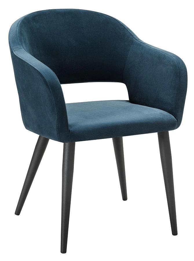 Стул Oscar Diag blue/черный