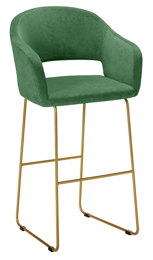 Кресло Бар. Oscar зеленый/Линк золото