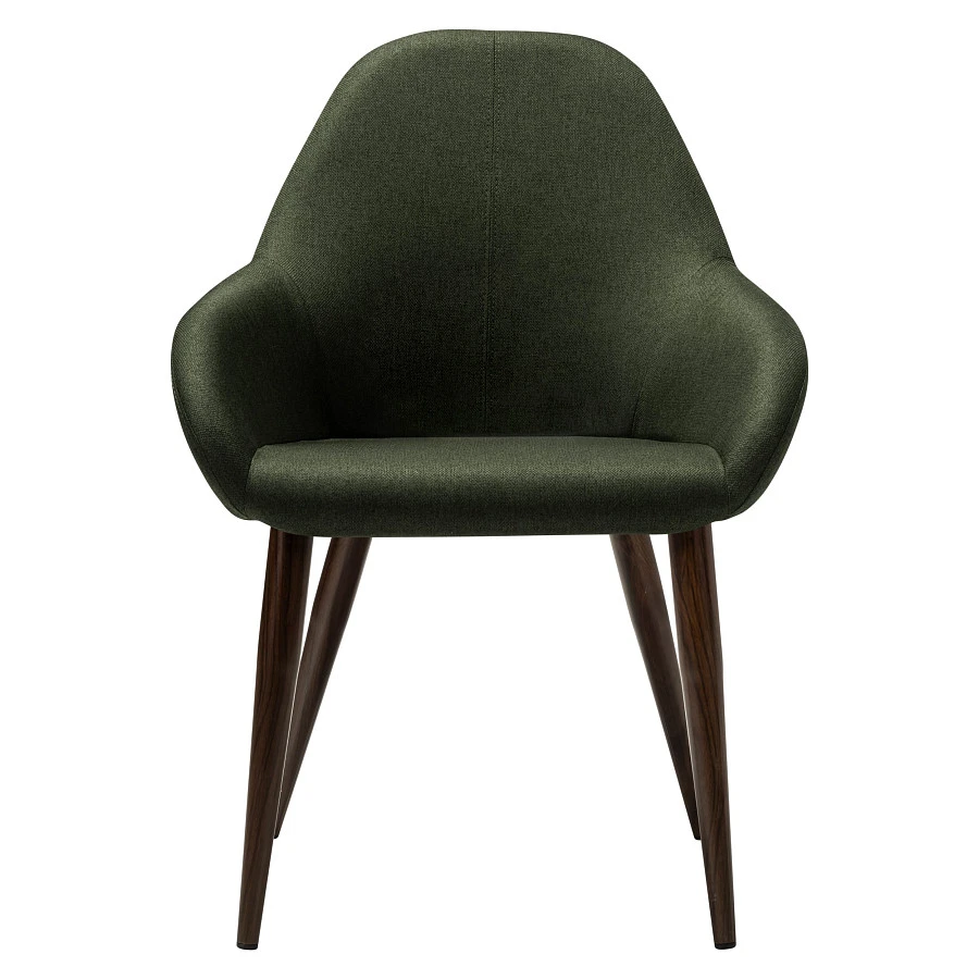 Кресло Kent тёмно-зеленый/т.орех - фото 3