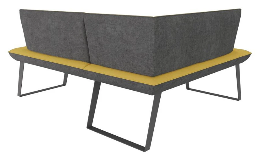 Диван кухон. Cosmo 140-158 L sunny/graphite - фото 2