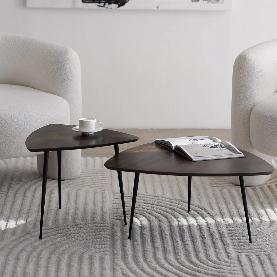 Набор столов в сканди стиле/массив акации - фото 3