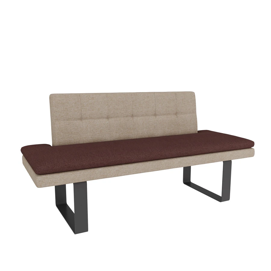 Диван кухонный Magiс 140UNO beige/UNO coffe