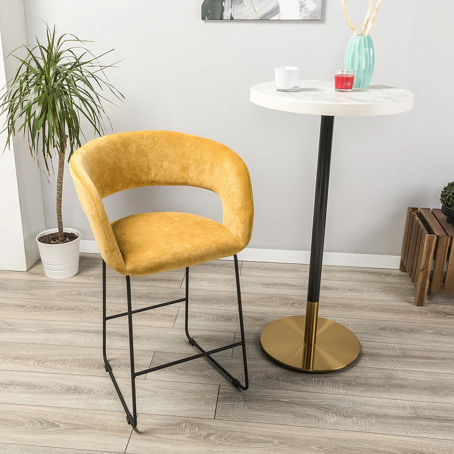 Кресло полубар Hugs желтый/Линк - фото 8