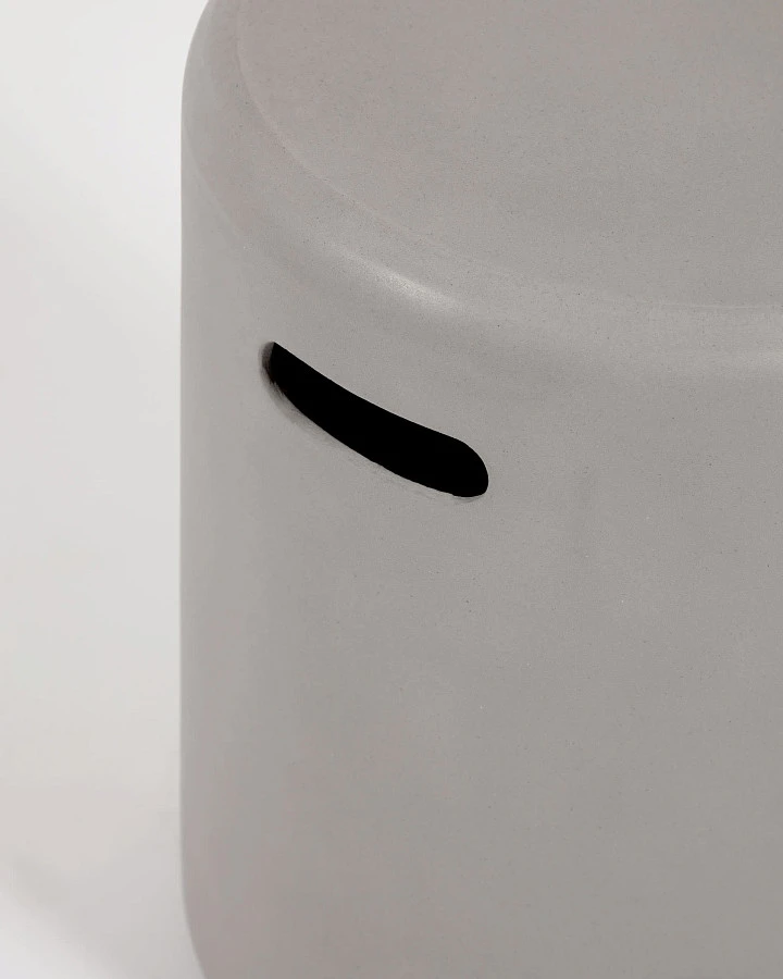 Столик Taimi из бетона в сером цвете 35 см - фото 3