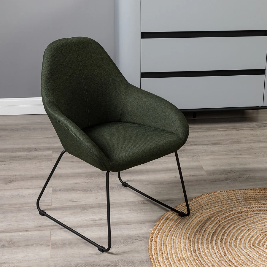 Кресло Kent тёмно-зеленый/Линк - фото 11