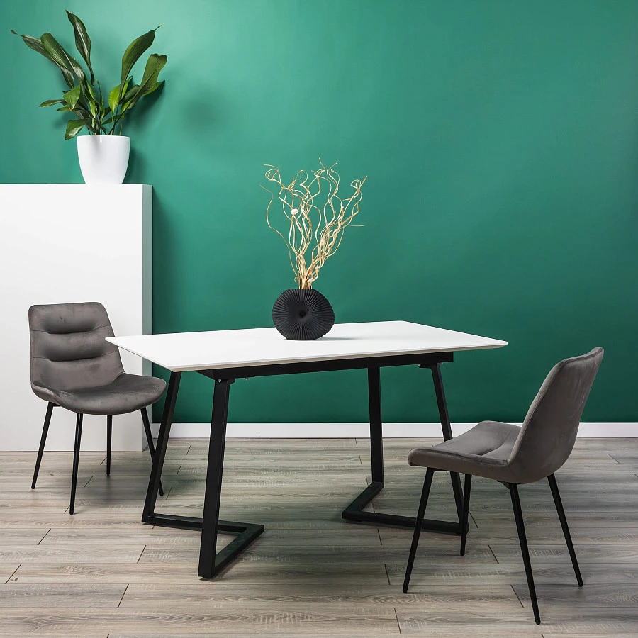 Стол Роналдо раздвиж. 120-160 Белый - фото 11