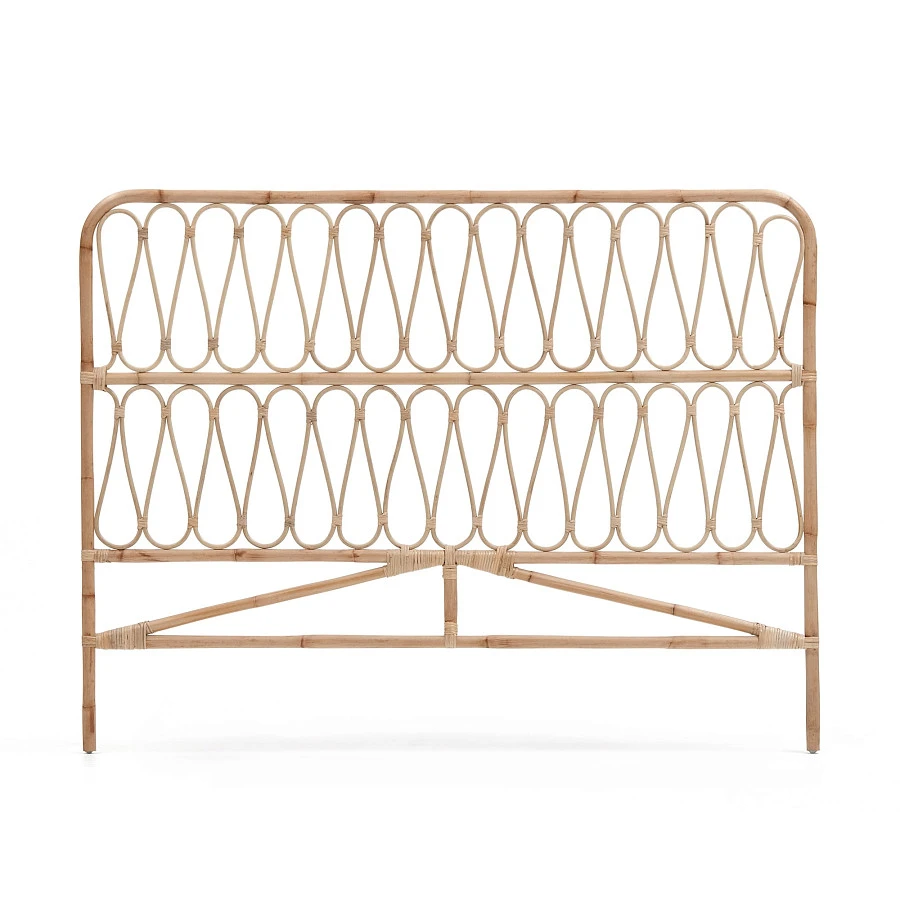 Caterina Изголовье из ротанга с натуральной отделкой для кроватей 150 см