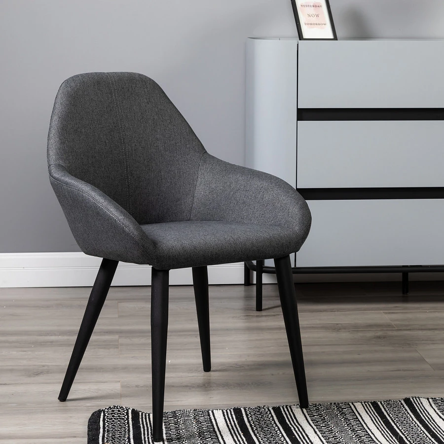 Кресло Kent тёмно-серый/черный - фото 11