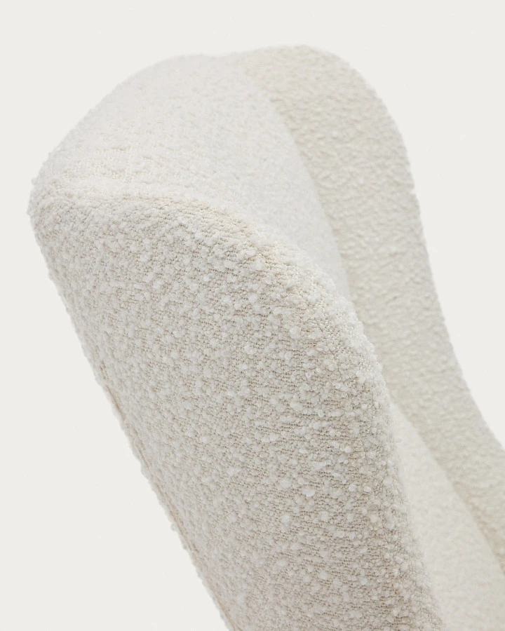 Maustin Кресло-качалка из бел.овчины/сталь-бук - фото 9