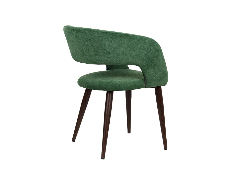 Кресло Hugs зеленый/т.орех - фото 5