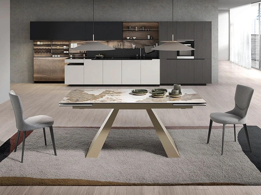 Стул 4131/A206 из серой ткани - фото 6