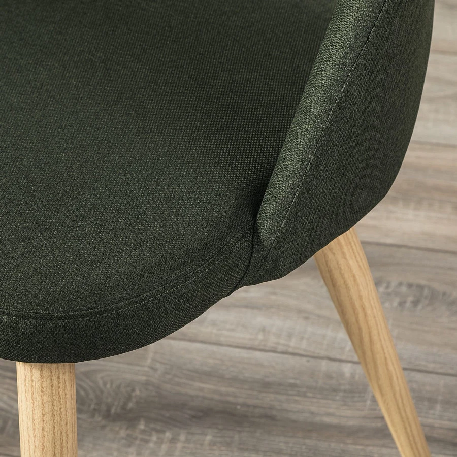 Стул Lars тёмно-зеленый/нат.дуб - фото 15
