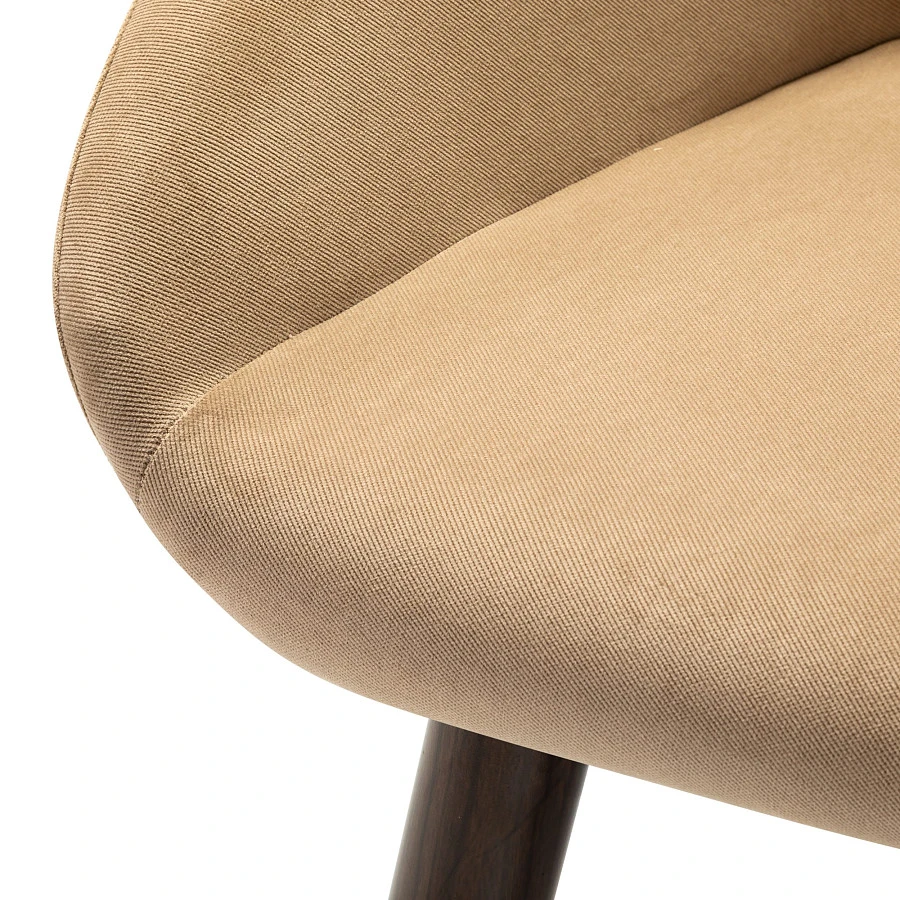 Кресло Kent Diag beige/т.орех - фото 6