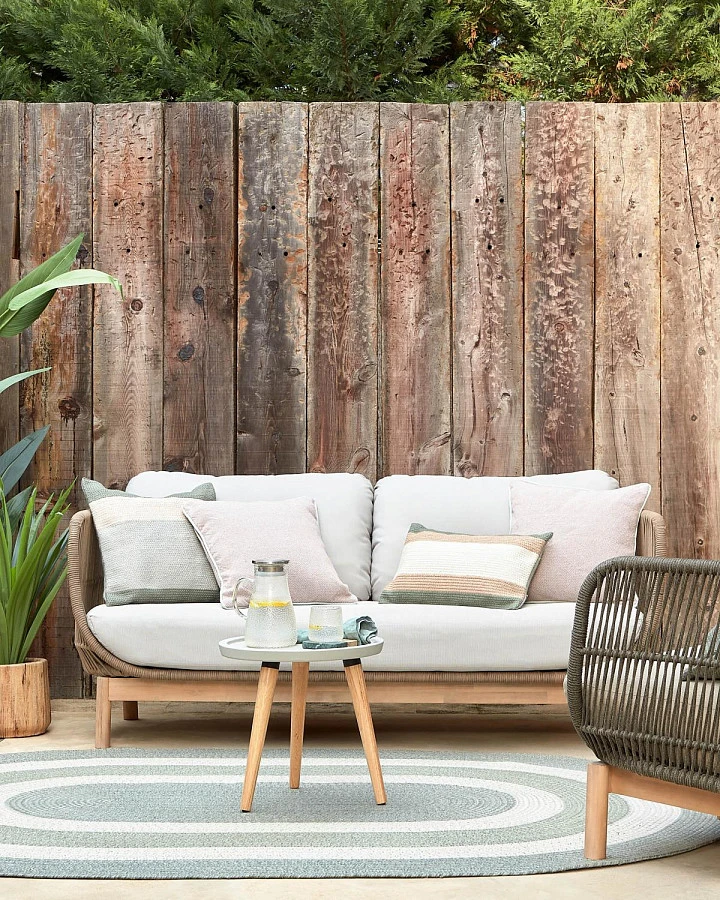 Кресло Catalina из зеленой веревки/массив акации - фото 5