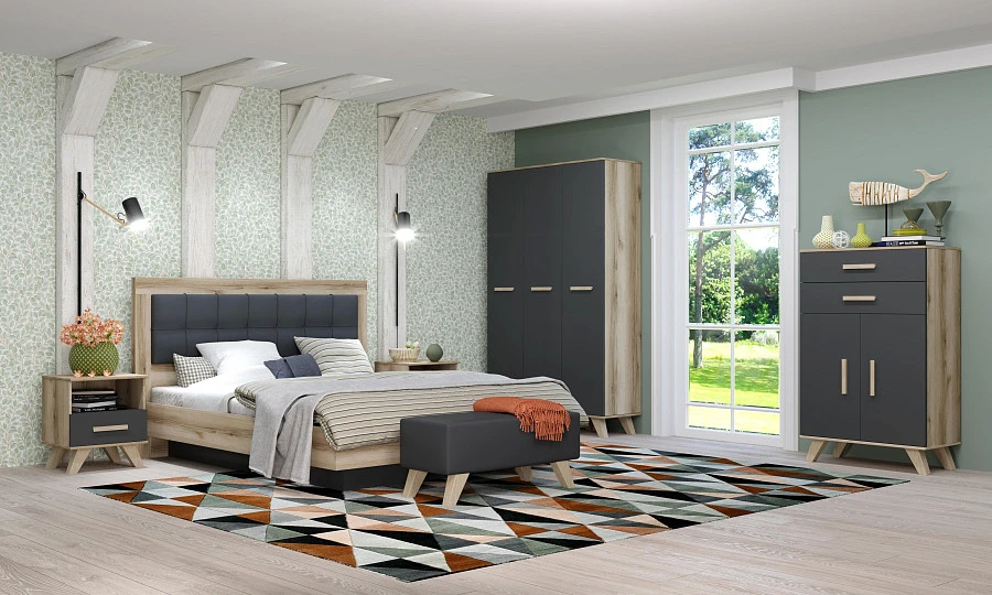 Кровать-5 сподъем.осн. 1800 Вега Скандинавия - фото 3