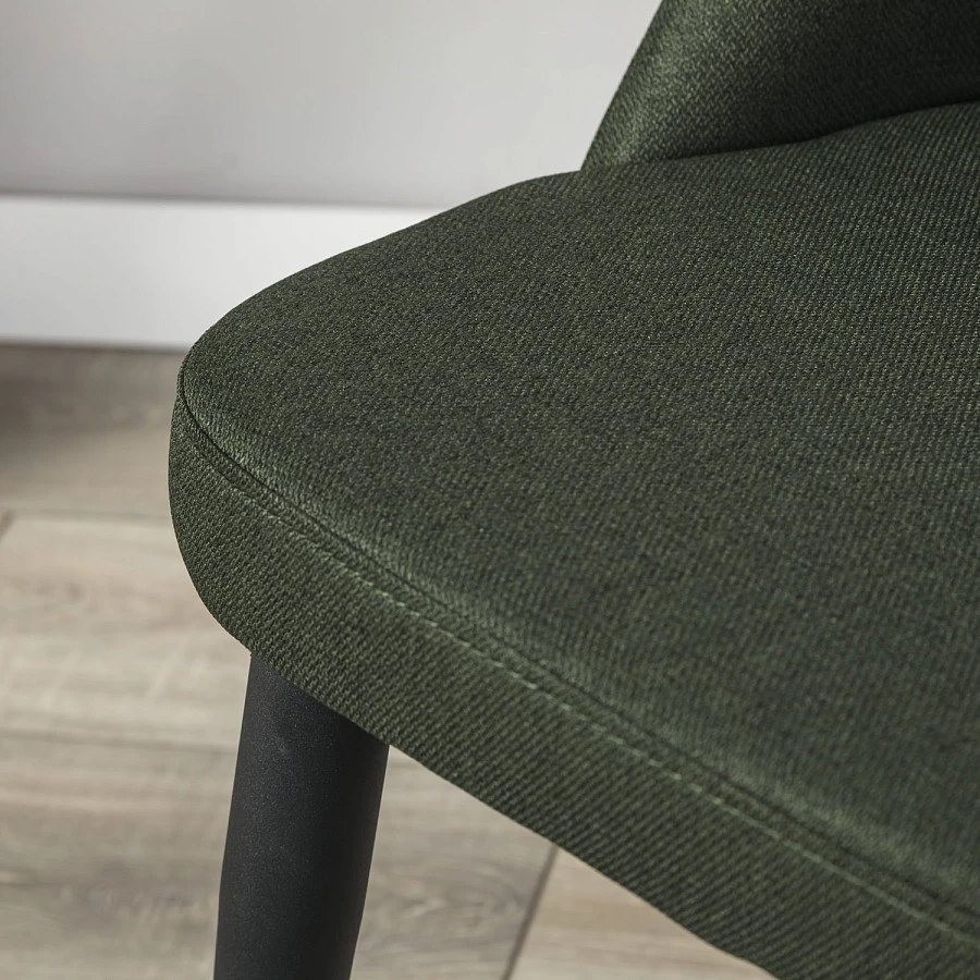 Стул Lars тёмно-зелёный/черный - фото 14