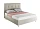 Кровать Чикаго  160х200 светло-серого цвета
