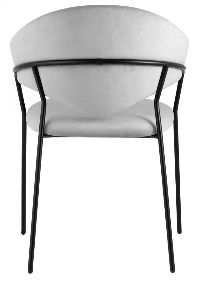 Стул Алексис велюр серый - фото 4